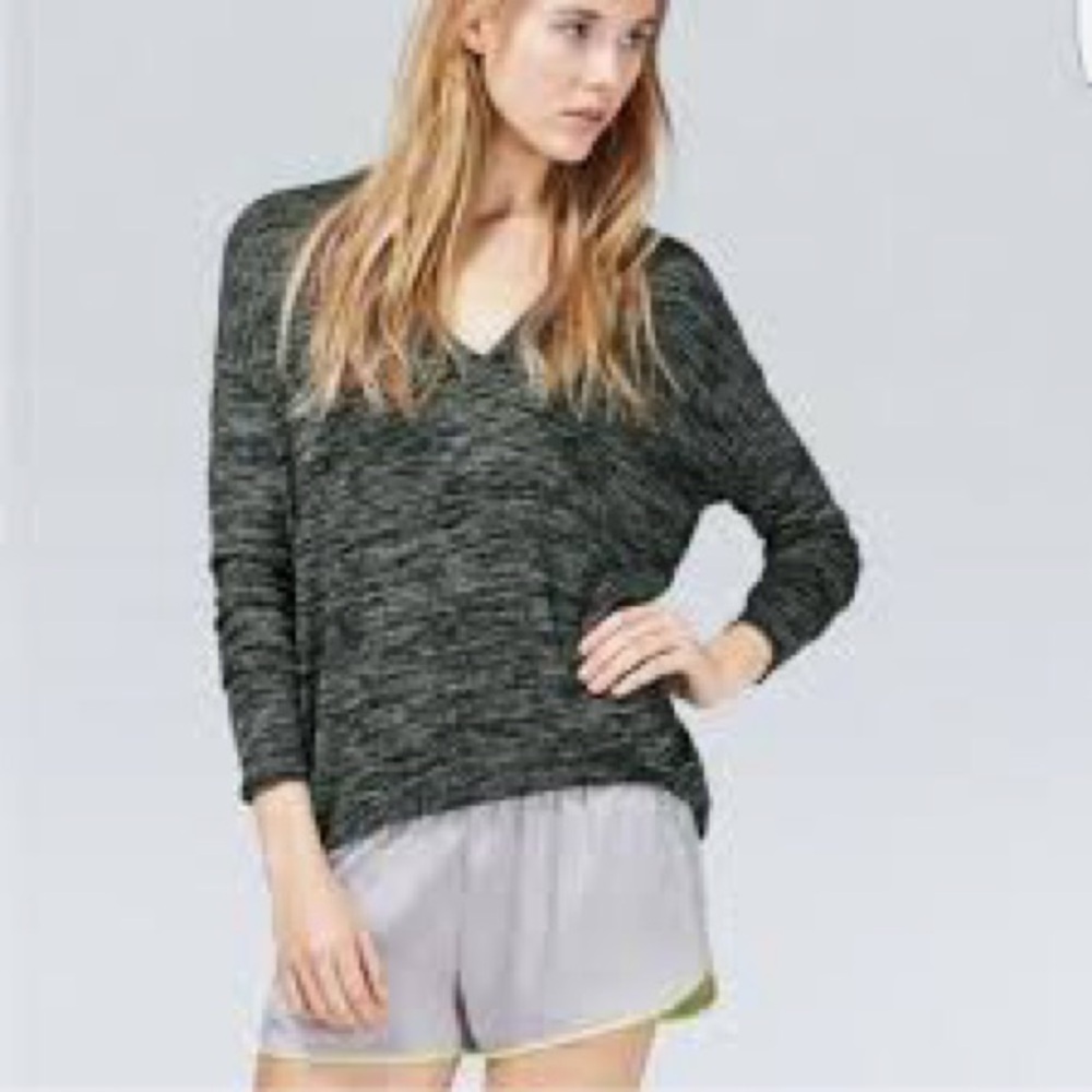 Wilfred Free Devinette Heathered Green Knit | Size Medium